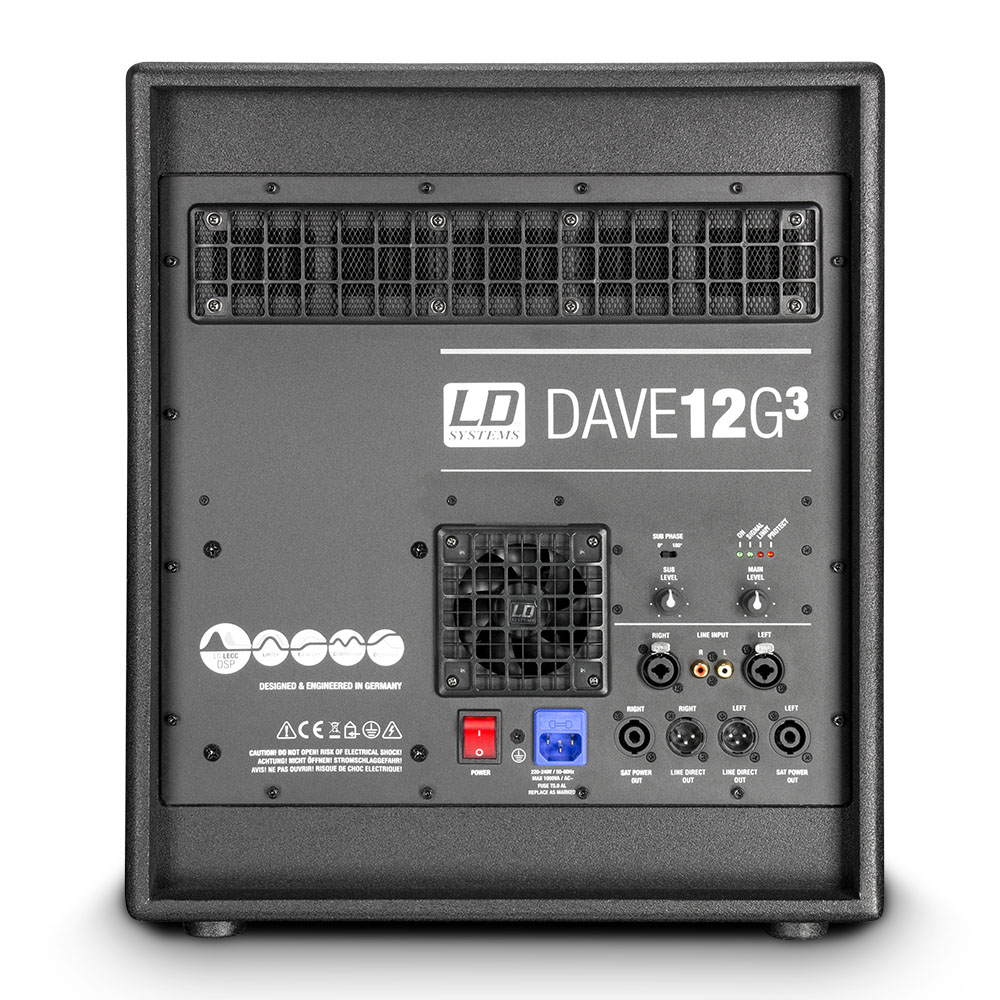 Hệ thống PA đa năng DAVE 12 G3 tích hợp DSP - LD Systems
